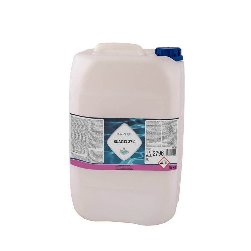 SUACID 37% 25 KG + FLA 220 kanna 25 liter, fehér