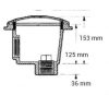 Fenékürítő betonos, 1-1/2"